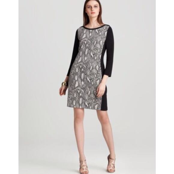 Rebecca Taylor Intarsia Python Snake Print Knit Dress Size 0 - Picture 10 of 10